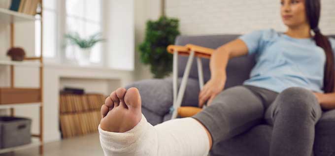 Lesiones comunes en accidentes de resbalón y caída