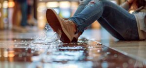 resbalón y caída en el trabajo