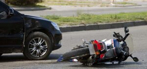 accidentes de motocicleta en el tráfico