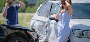 un accidente sin licencia