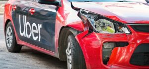 pasajero en accidente de auto de viaje compartido