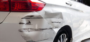accidente con un vehículo sin placas