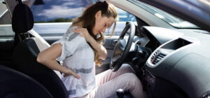 dolor de espalda después de un accidente de auto
