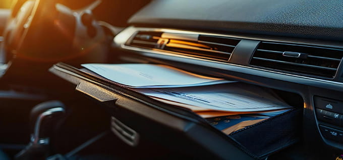 documents to keep in your car