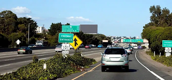 how to merge safely on the freeway